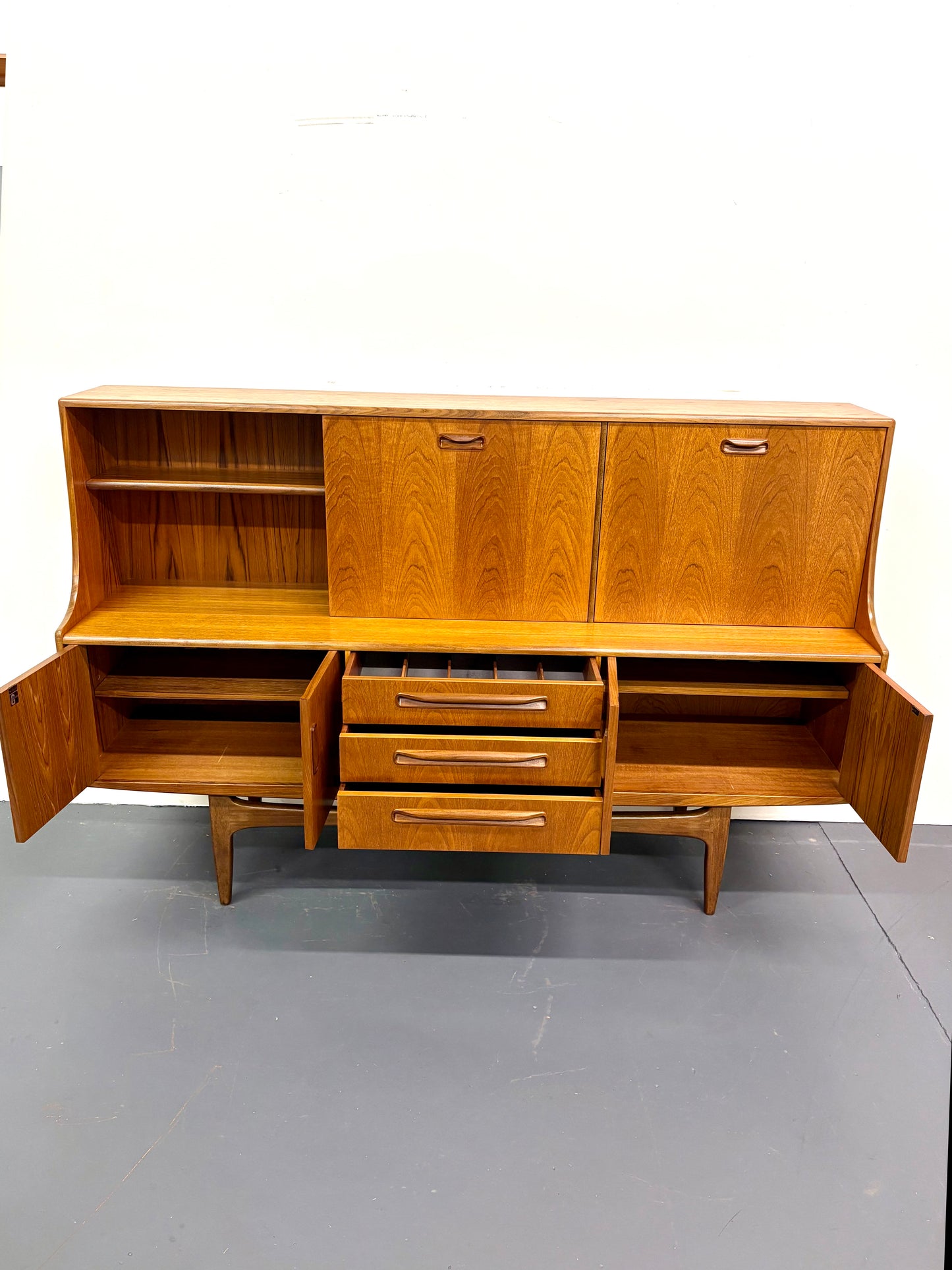 Large Mid Century Teak Dry Bar by G Plan Furniture - England