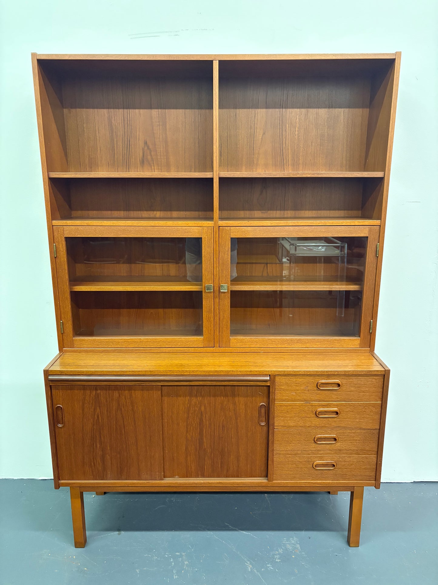 Mid Century Teak Secretary/Bookshelf - England