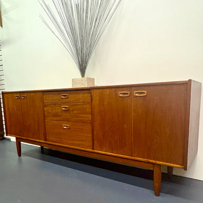 Rare Long Mid Century Teak Credenza/Sideboard By Nils Jonsson For Troeds