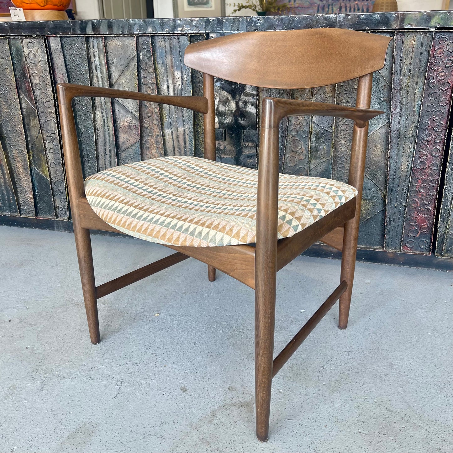MID CENTURY DANISH MODERN ARM CHAIR BY IB KOFOD LARSEN FOR SELIG