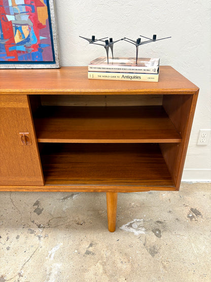 Long Mid Century Teak Sideboard/Credenza By Clausen & Sons - Denmark