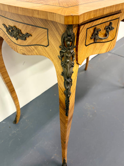Antique French Writing Desk/Table with Ormolu Detail