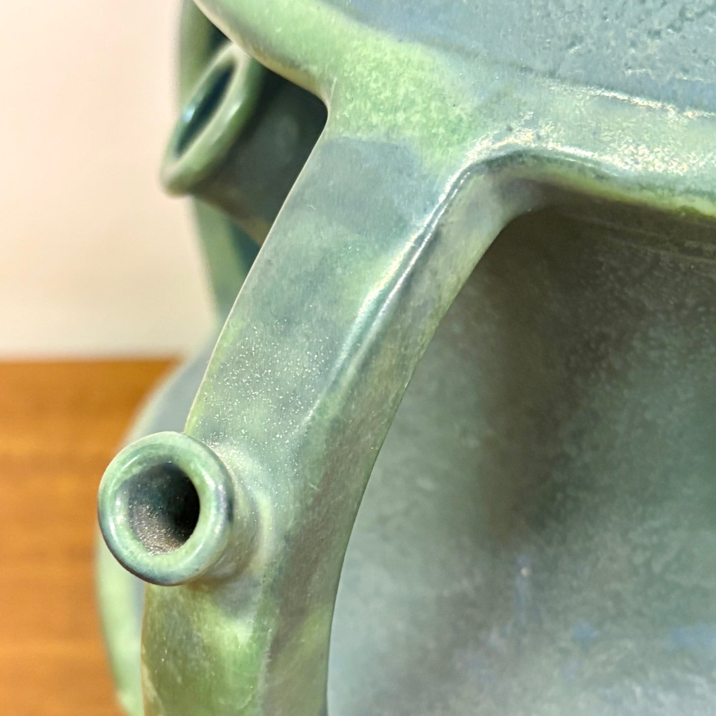 Rare Ceramic Green Tulip Vase by Paul Dachsel “ Amphora” - Austria