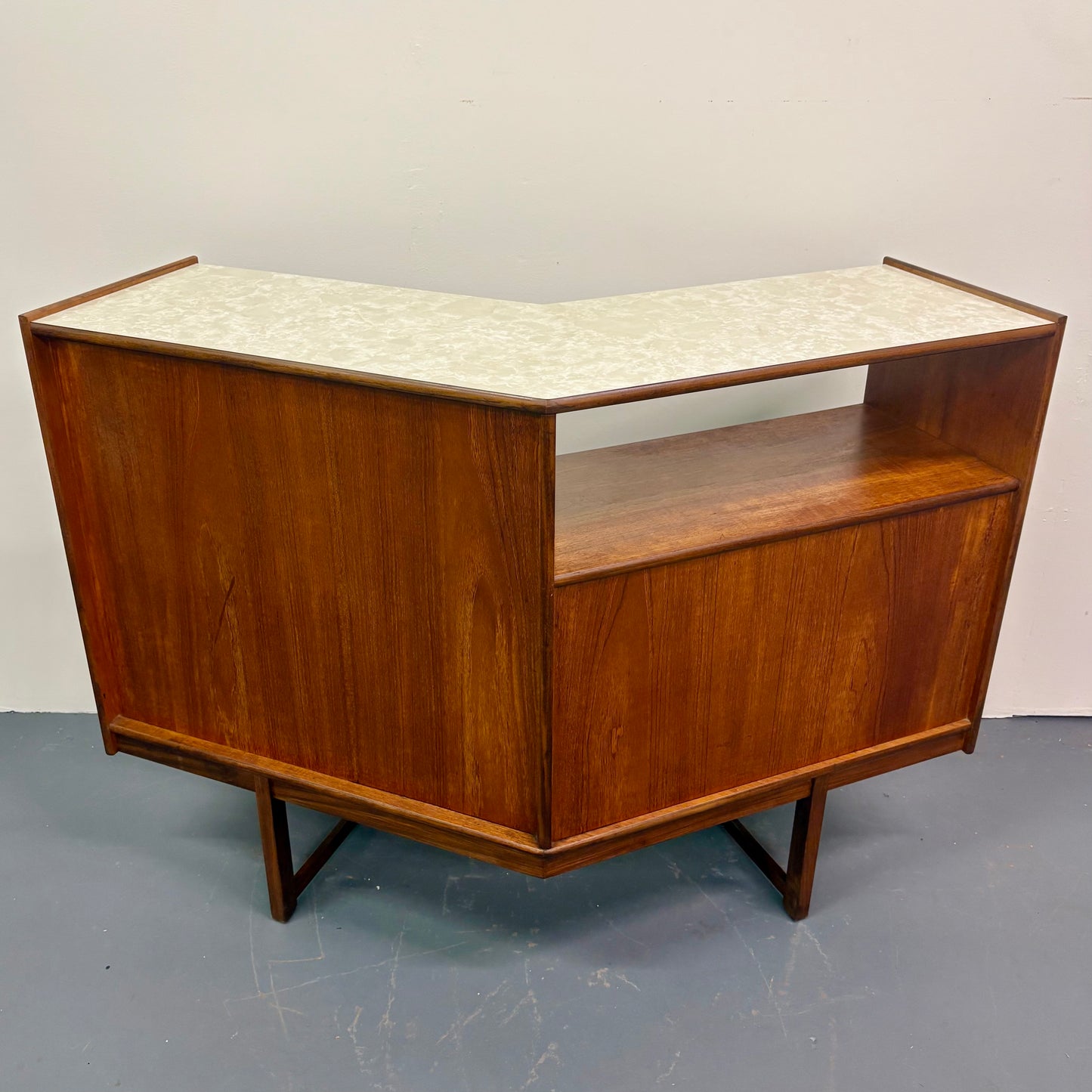 Mid Century Teak Dry Bar By Turnidge Of England