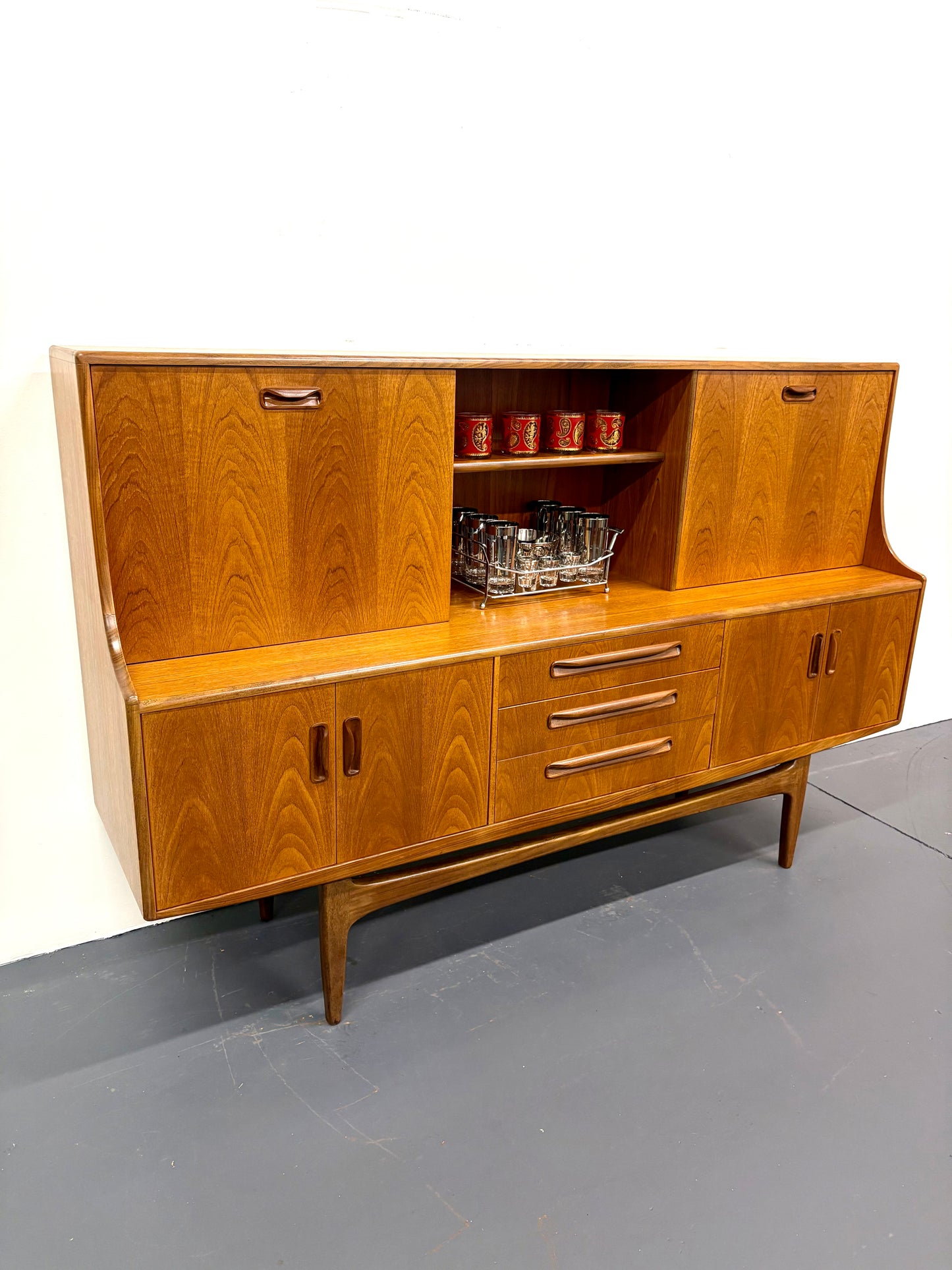 Large Mid Century Teak Dry Bar by G Plan Furniture - England