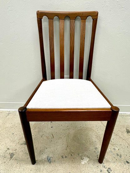 Mid Century Teak Set Of Six Dining Chairs By Meredew - England