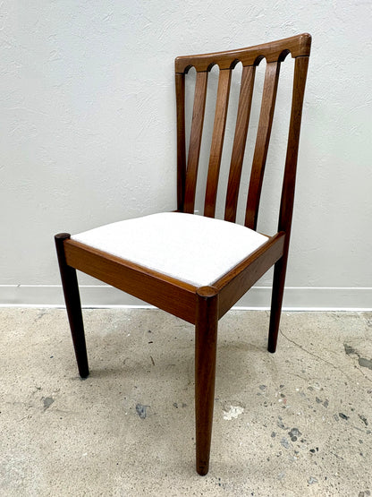 Mid Century Teak Set Of Six Dining Chairs By Meredew - England