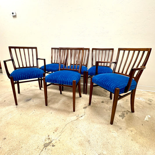 Mid Century Set Of Six Teak Dining Chairs - England