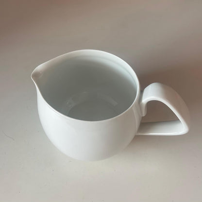 Rare Vintage White Porcelain Pitcher by Henning Koppel for Bing & Grondahl, 1960s No. 441
