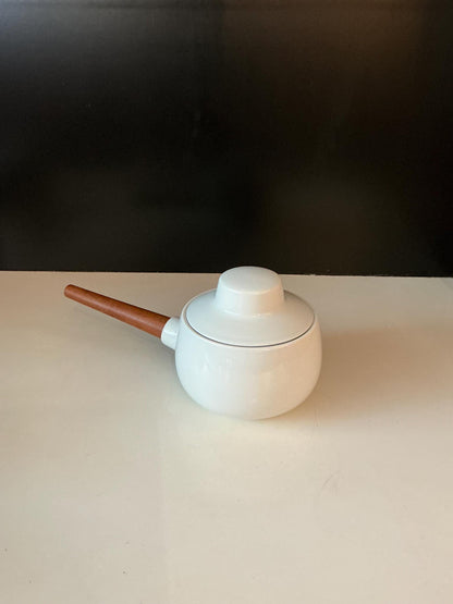 Rare Vintage Henning Koppel Porcelain Teak Gravy Boat, Bing & Grondahl