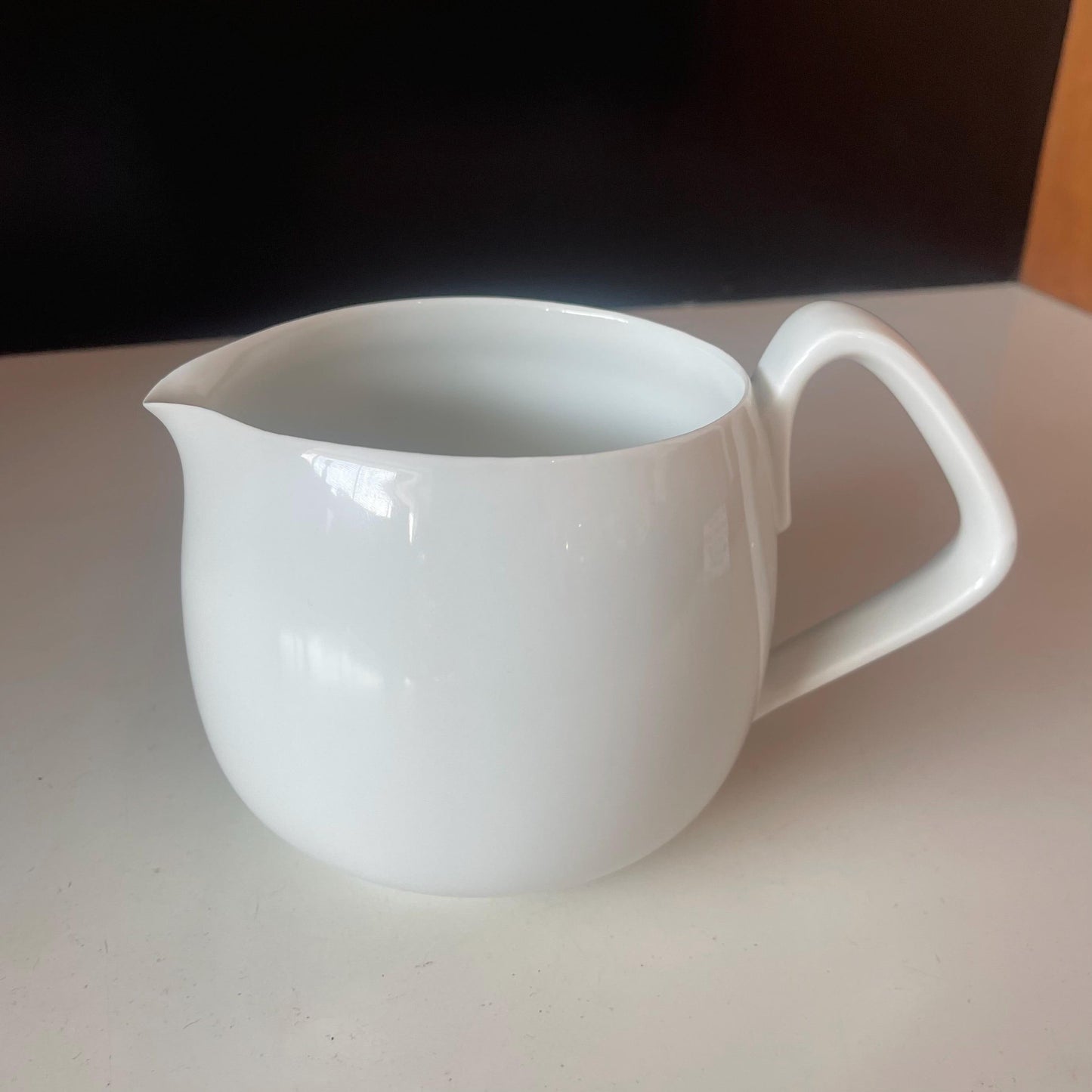 Rare Vintage White Porcelain Pitcher by Henning Koppel for Bing & Grondahl, 1960s No. 441