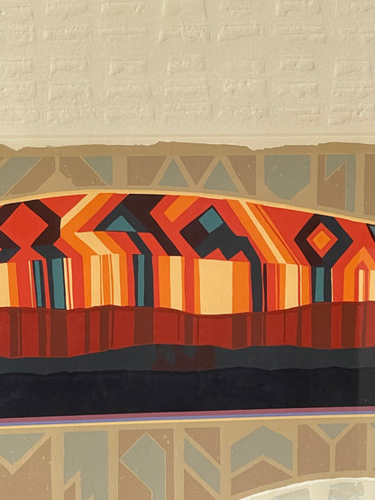 ABSTRACT SERIGRAPH BY ARTHUR SECUNDA