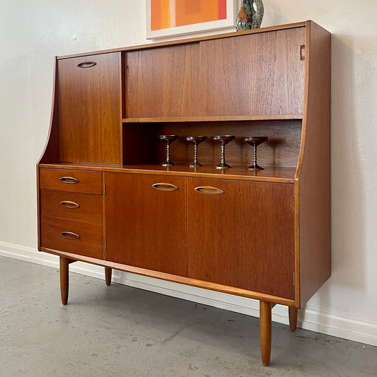 MID CENTURY COCKTAIL CABINET BY JENTIQUE - Flat Rate Shipping $395